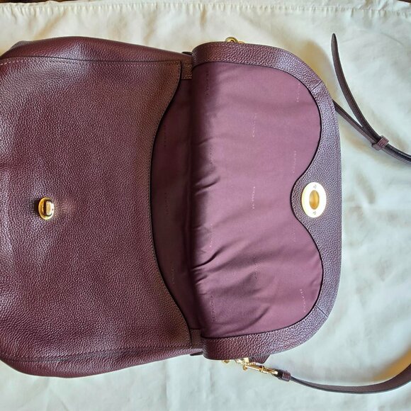 COACH - PEBBLE TURNLOCK HOBO - SADDLE BAG - USED - Picture 2 of 13